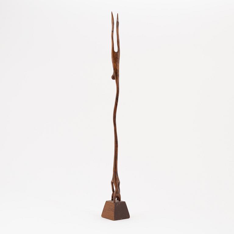 Knud Albert, a rosewood sculpture, signed, Denmark, mid 20th century.