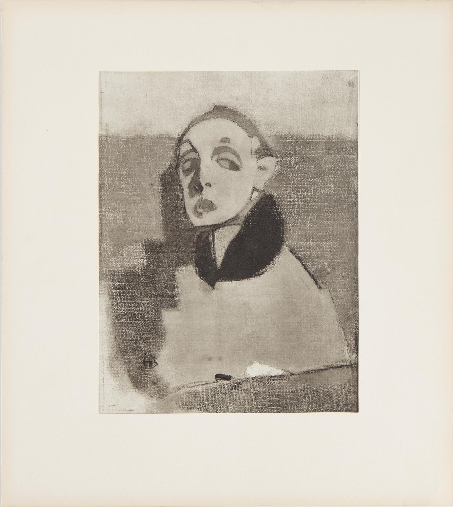 A folder with 58 reproductions after Helene Schjerfbeck.