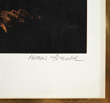 HANS ARNOLD, "Monster Lisa", litografi, sign o numr 162/200.