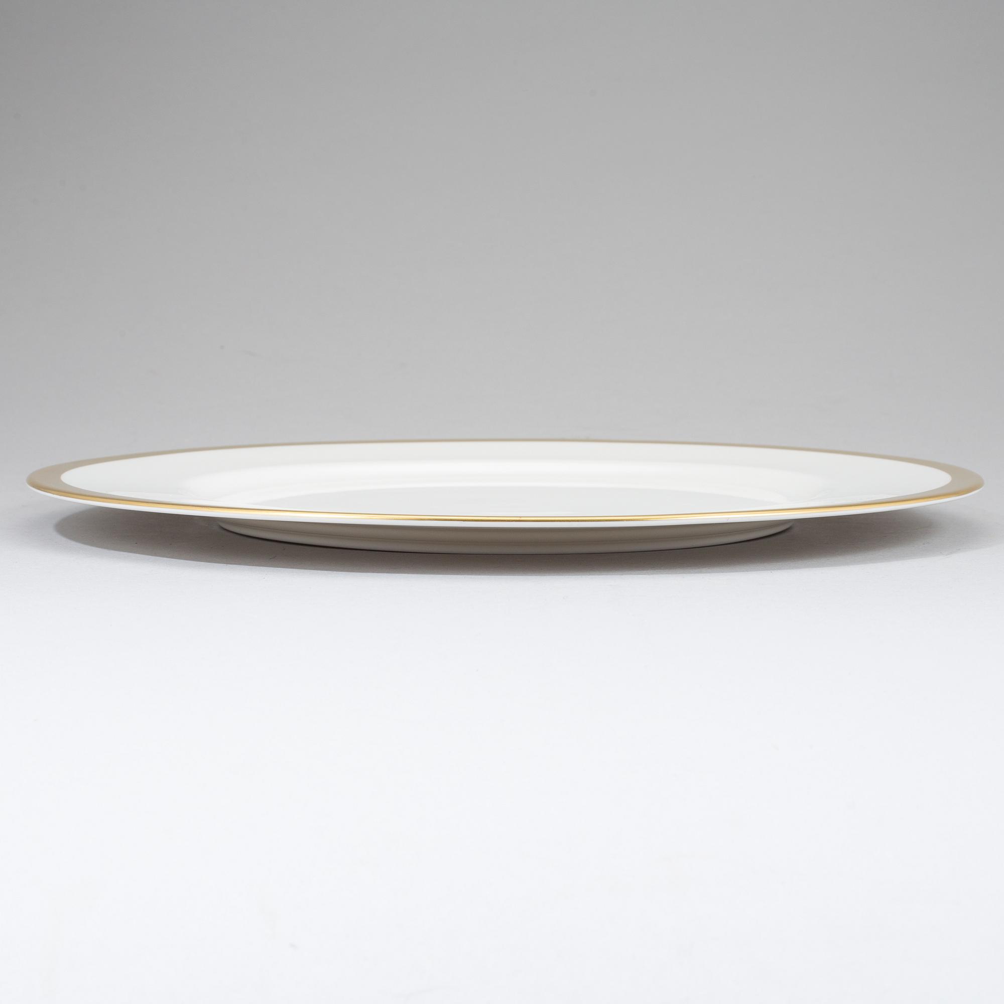 KARIN BJÖRQUIST, plates (14 [11+3] ), bone china, "Nobel Jubilee 1991"+"Nobel", Rörstrand/Gustavsberg.