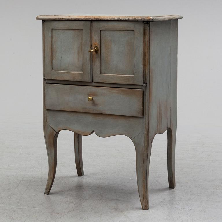 A Rococo bedside table, second half of the 18th century.