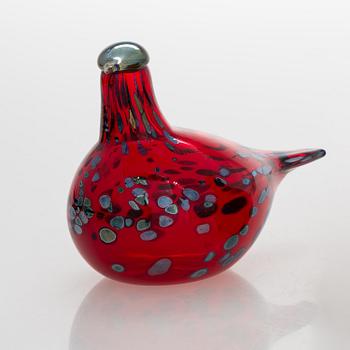 OIVA TOIKKA, LASILINTU, signeerattu O. Toikka Nuutajärvi.