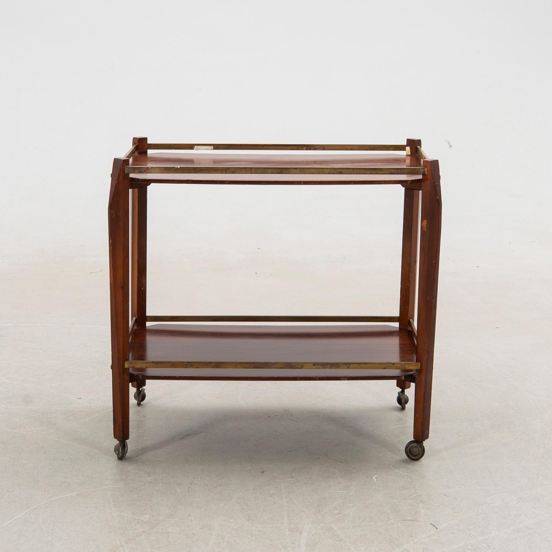 Serving cart, first half of the 20th century.
