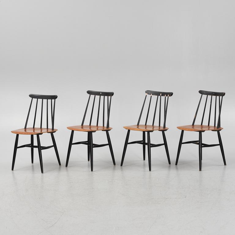 Ilmari Tapiovaara, a set of four 'Fanett' chairs, Edsbyverken, 1950's/60's.
