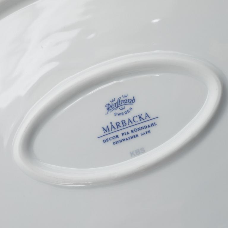 Pia Rönndahl, a 51-piece 'Mårbacka' porcelain service, Rörstrand.
