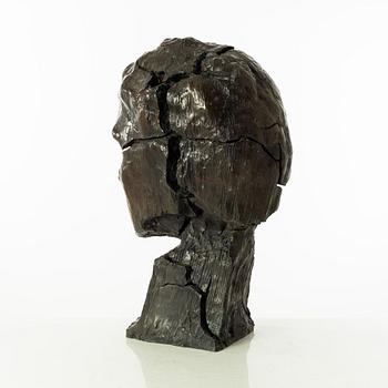 Gudmar Olovson, sculpture. Signed. Numbered. Foundry mark. Bronze, height 55 cm, length 34 cm.