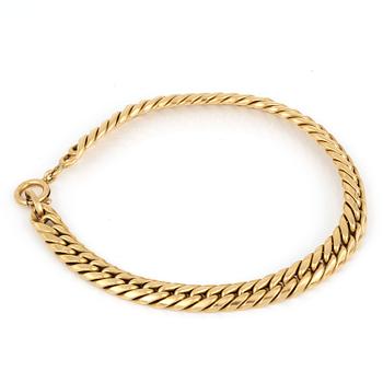 ARMBAND, 18K guld, 1900-tal. Vikt ca 11g.