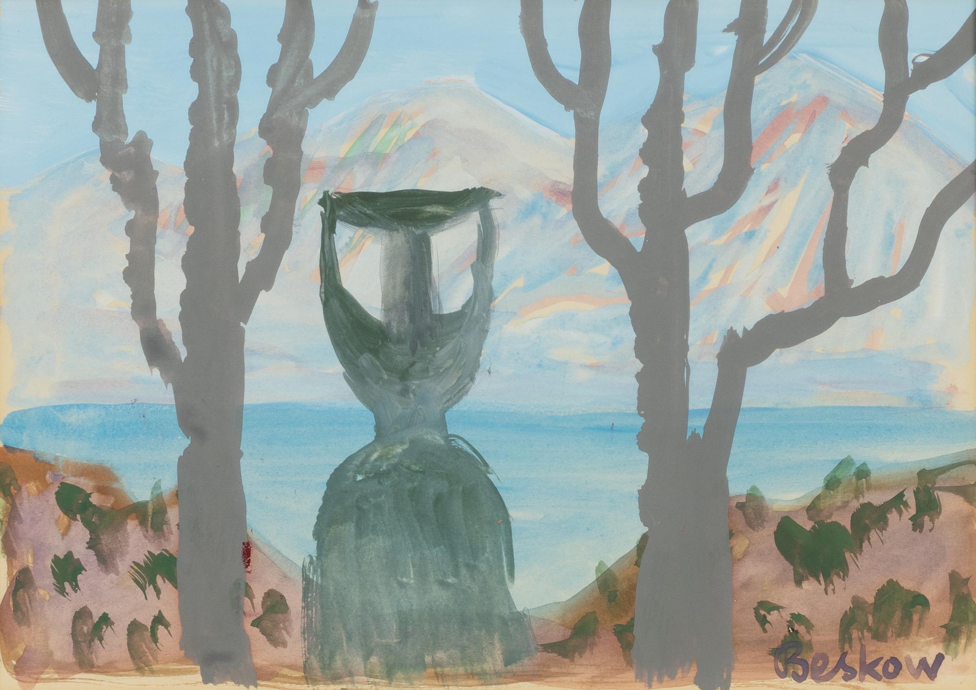 Bo Beskow, Kvinna vid sjö.