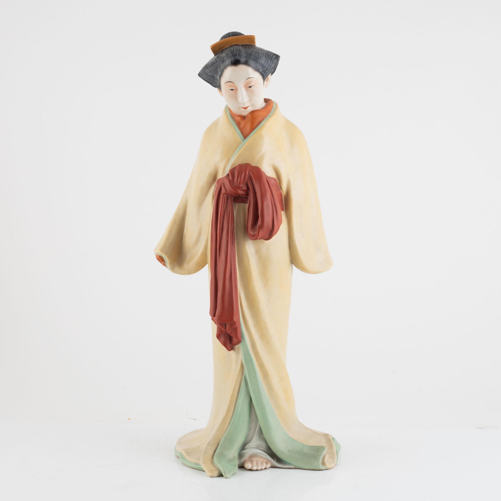 Sculpture, porcelain, Kozan, Japan, 20th century.