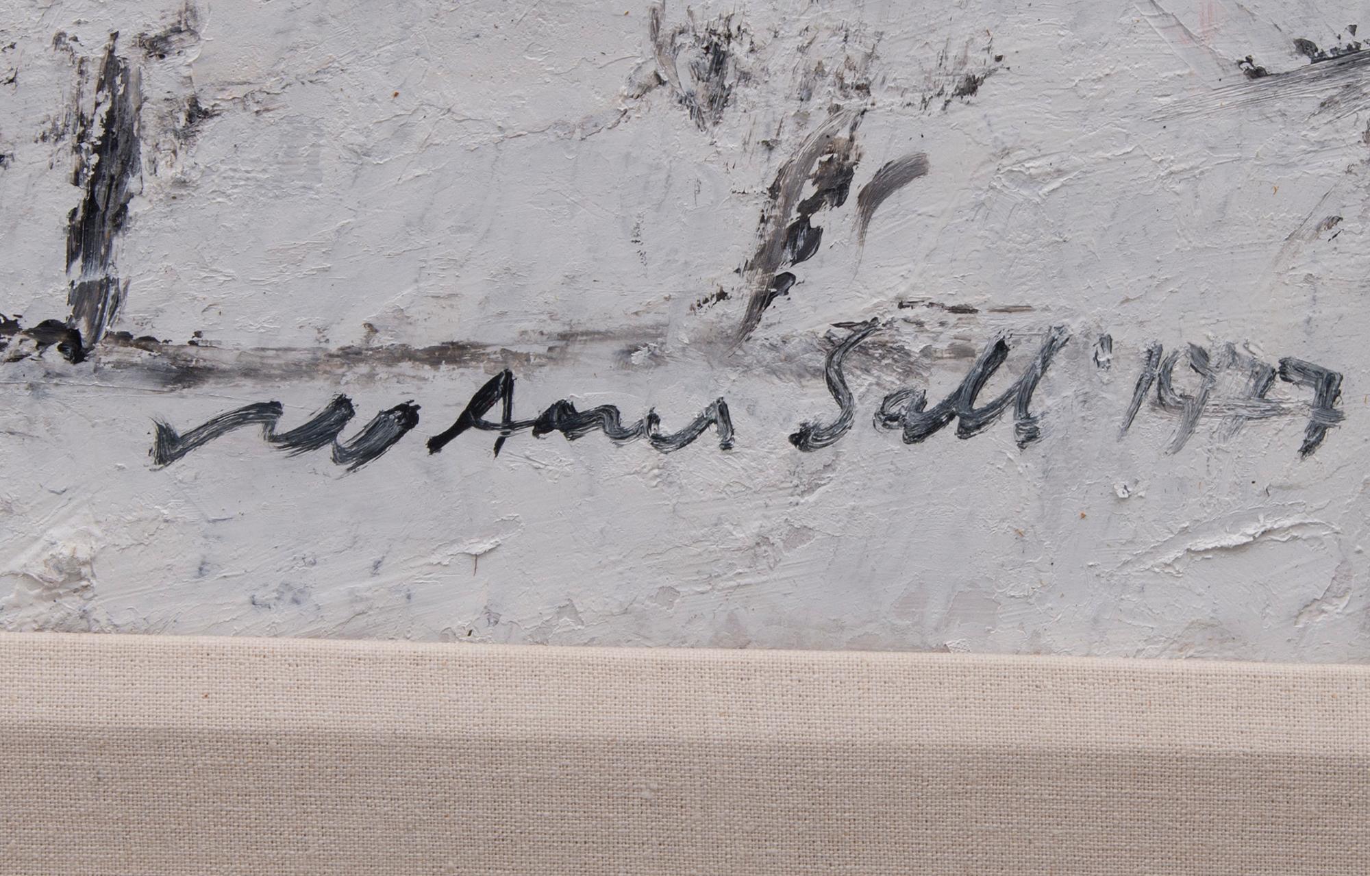 AARES SALLI, olja på duk, signerad och daterad 1977.