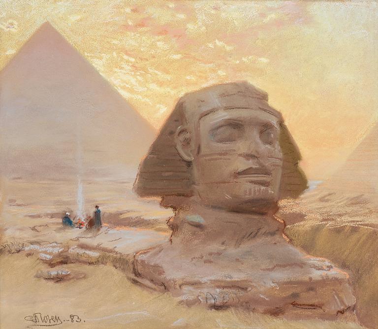 Georg von Rosen, "Sfinxen vid Gizeh" (The Great Sphinx of Giza).