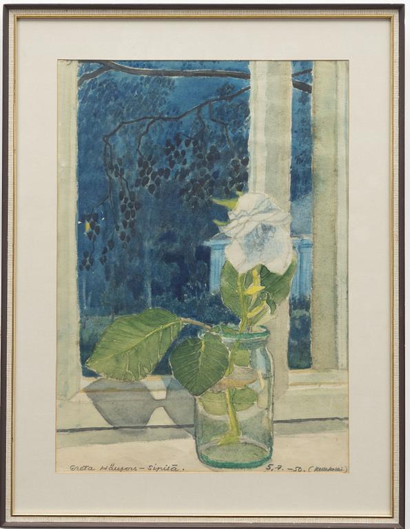 Greta Hällfors-Sipilä, Still Life with Flowers.