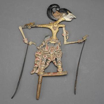 SKUGGSPELSFIGUR, troligen Java, 1900-talets första hälft.