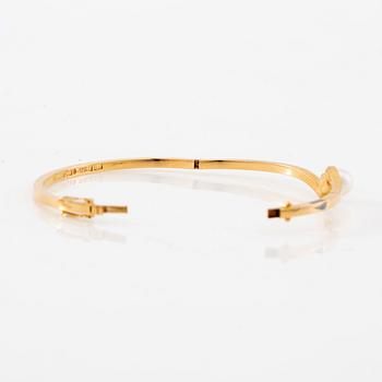 Armring, 18K guld och pärla, Stigbert, Stockholm, 1964.