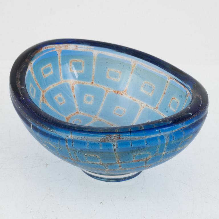 Sven Palmqvist, a 'Ravenna' bowl, Orrefors 1972.