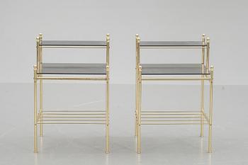 SÄNGBORD, ett par. 1900-talets slut.