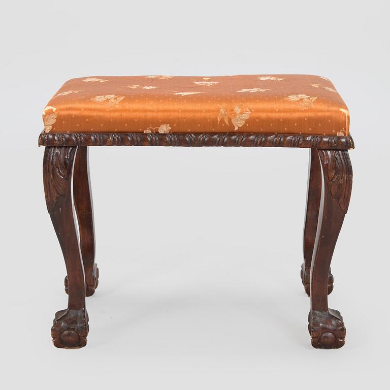A late 19th century vanity table with stool, Russia.