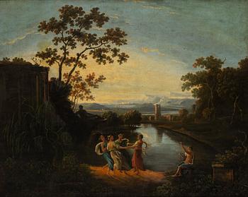 NICOLAS POUSSIN, in the manner of, oil on canvas.