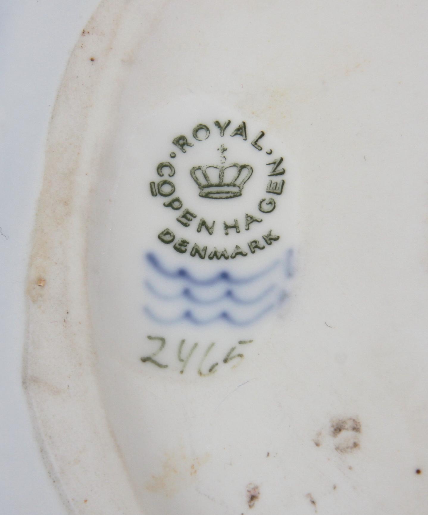 KRABBFAT, porslin, Royal Copenhagen.