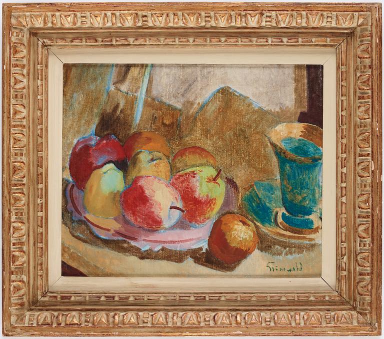 Isaac Grünewald, Still life with apples.