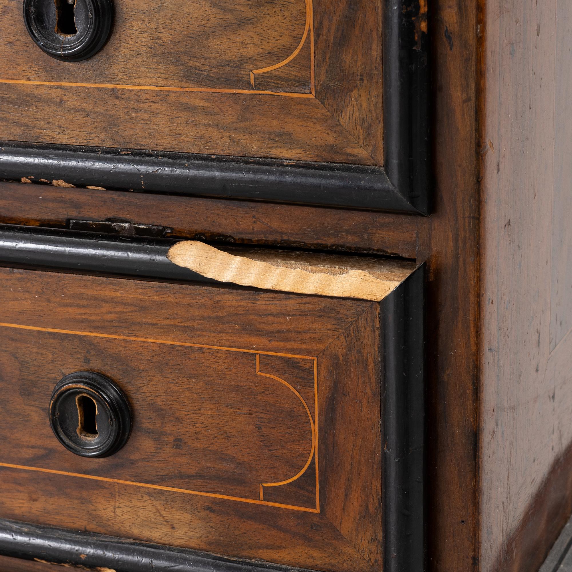 A late-Baroque desk, early 18th century.