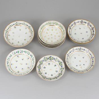 A set of 71 pieces of table wear,  Royal Copenhagen and Barbeaux, Bernardaud B & Co Limoges France.