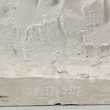 A plaster wall relief by Aarre Aaltonen, signed.