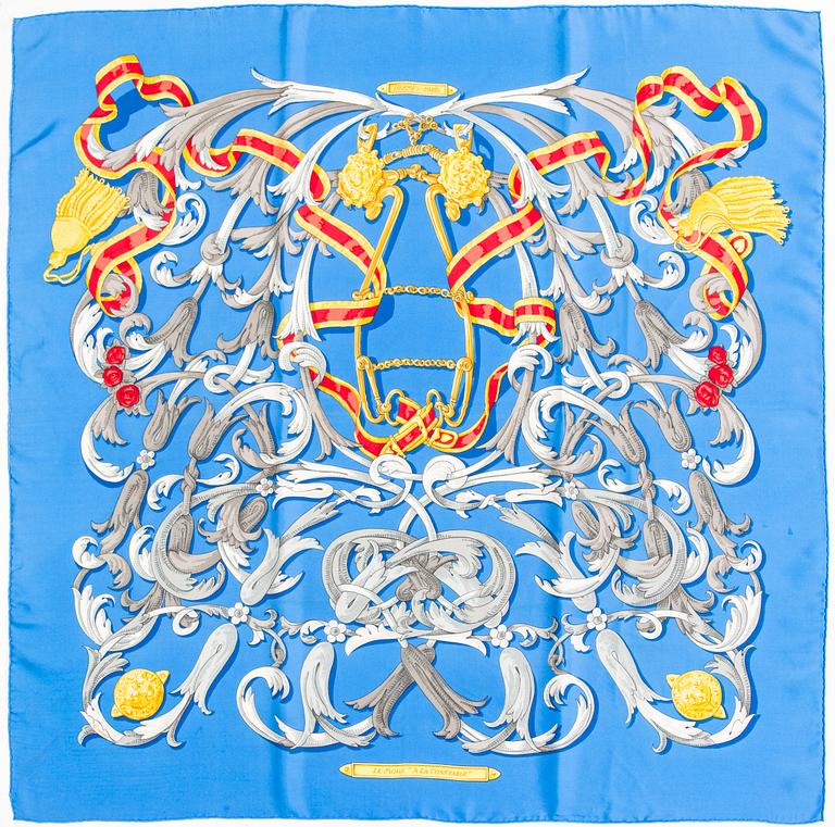 Hermès, scarf, "Le Mors A La Conétable".