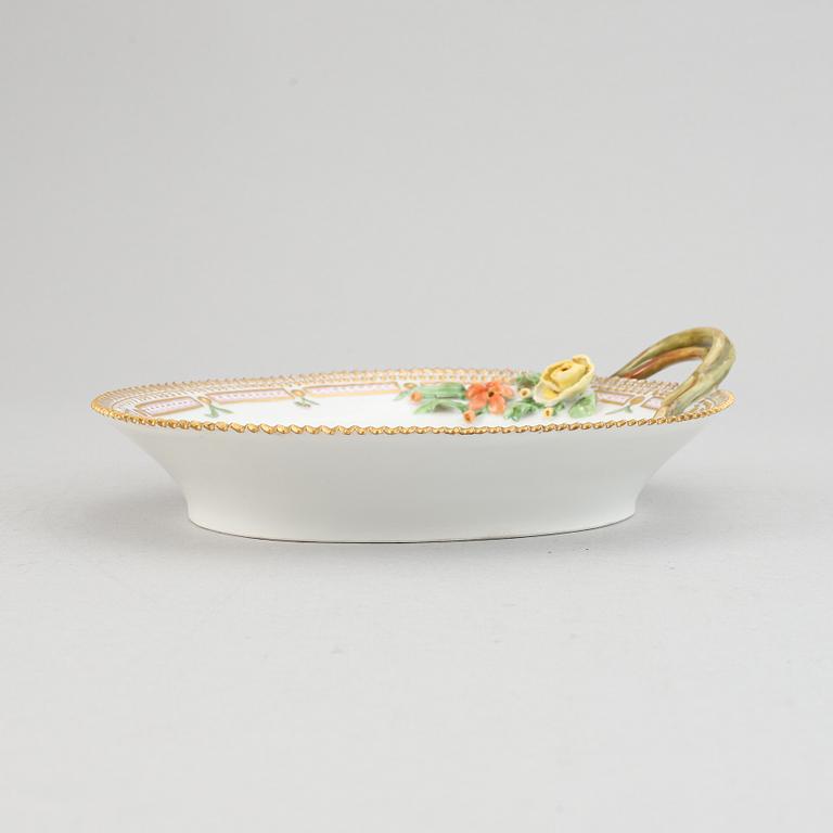 A Royal Copenhagen 'Flora Danica' porcelain dish, Denmark.