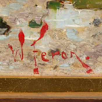 WILLIAM FÉRON, oil on canvas, signed.