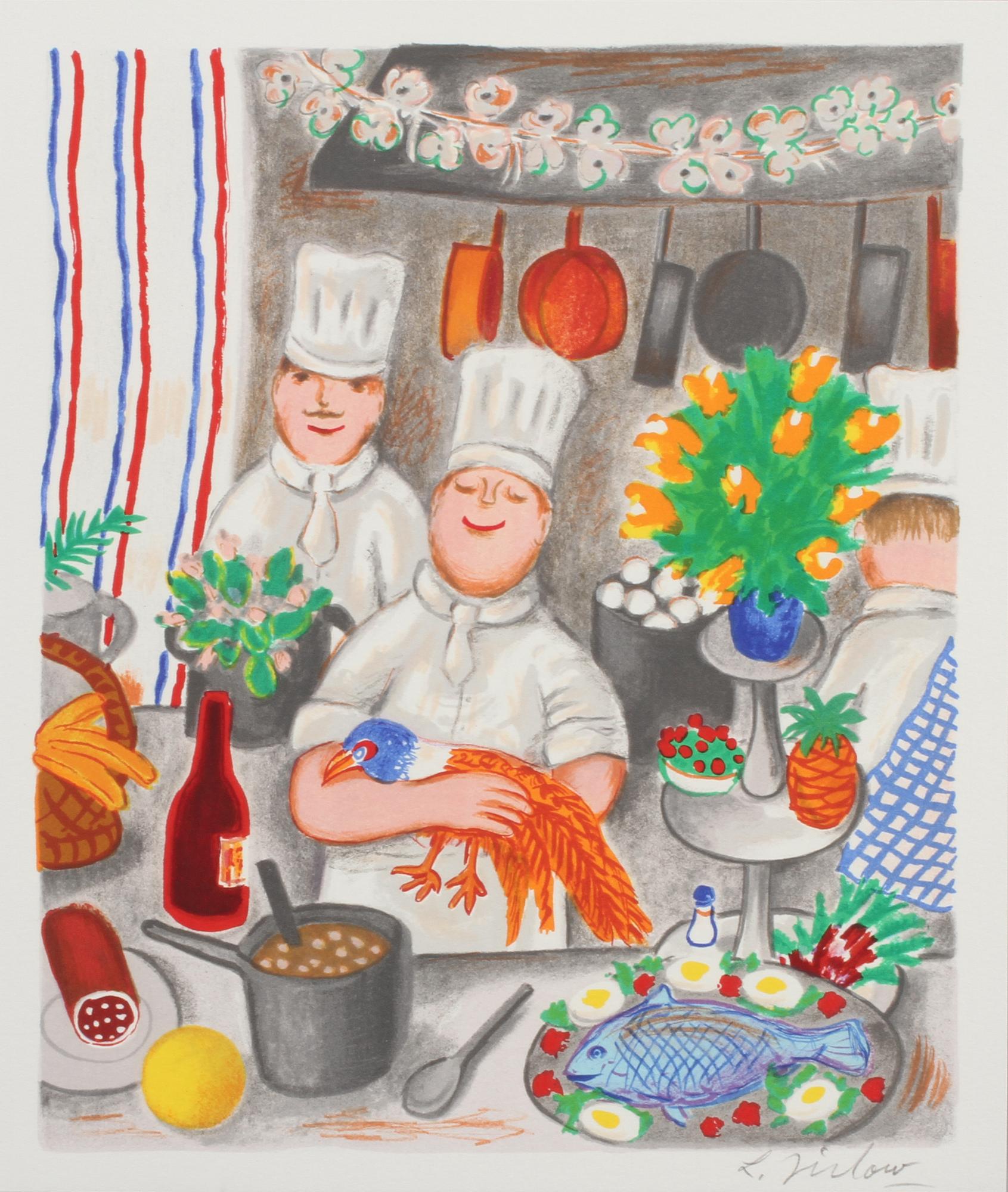 LENNART JIRLOW, färglitografi, signerad, numrerad 1321/1400.