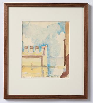Lotte Laserstein, View from Sirmione, Italy.