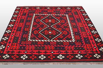 A carpet, Kilim, ca 287 x 255 cm.