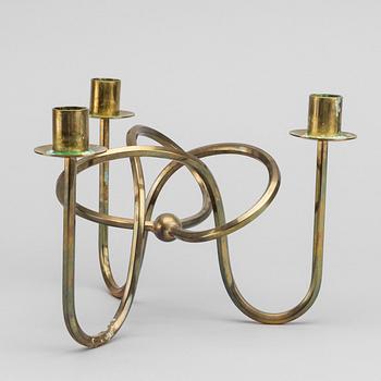 JOSEF FRANK, a brass candelabra.