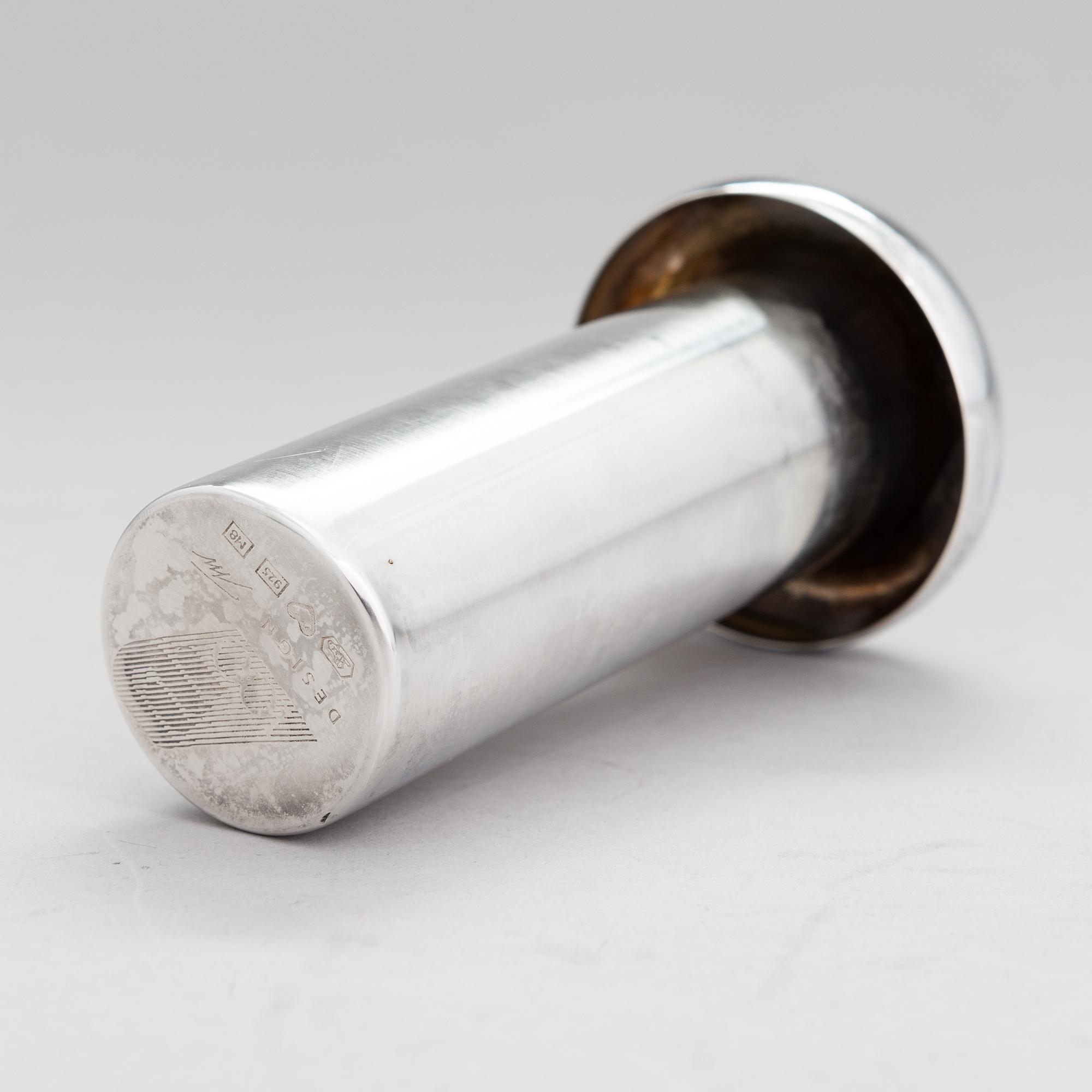 TAPIO WIRKKALA, VAS, sterling silver, "Tillväxt", stämplad TW, Kultakeskus, Tavastehus 1989.