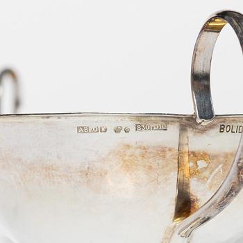 Nine silver punsch cups, Gothenburg and Luleå, Sweden, 1978-1990.