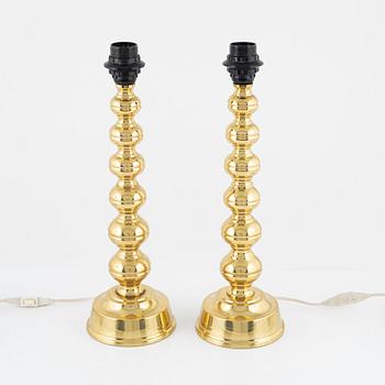 A pair of table lights from Enco, end of the 20th Century.
