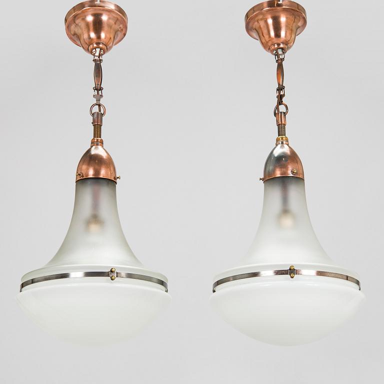 Peter Behren, kattovalaisinpari, "Luzette", AEG (Allgemeine Electricitäts-Gesellschaft), Saksa.