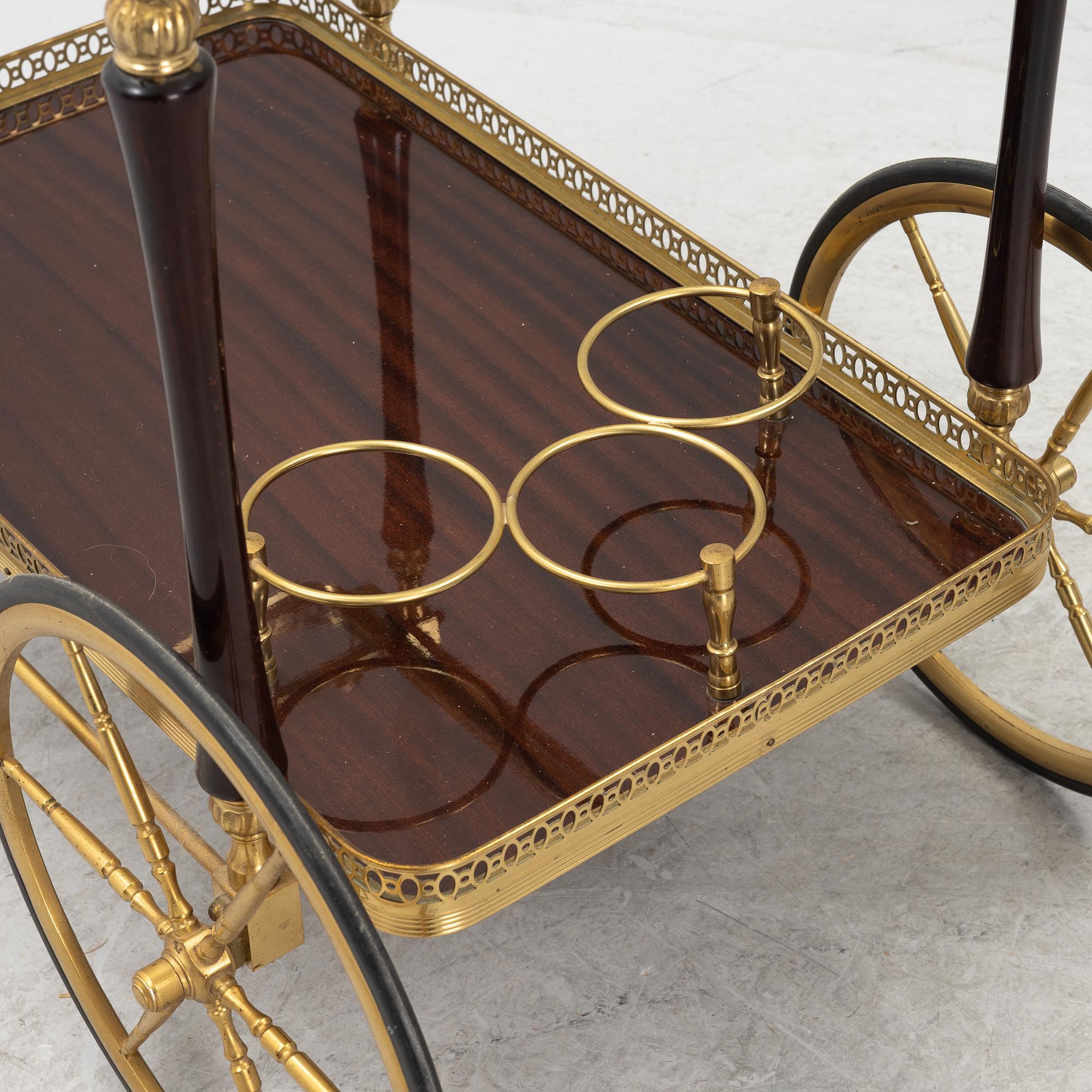 Serveringsvagn, modell 'Frati', Italien 1970-tal.