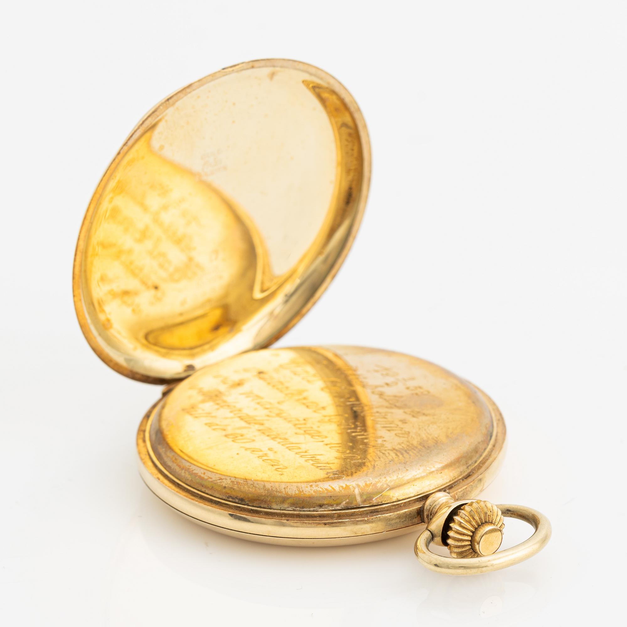 La Rochette, pocket watch, hunter, 49 mm.