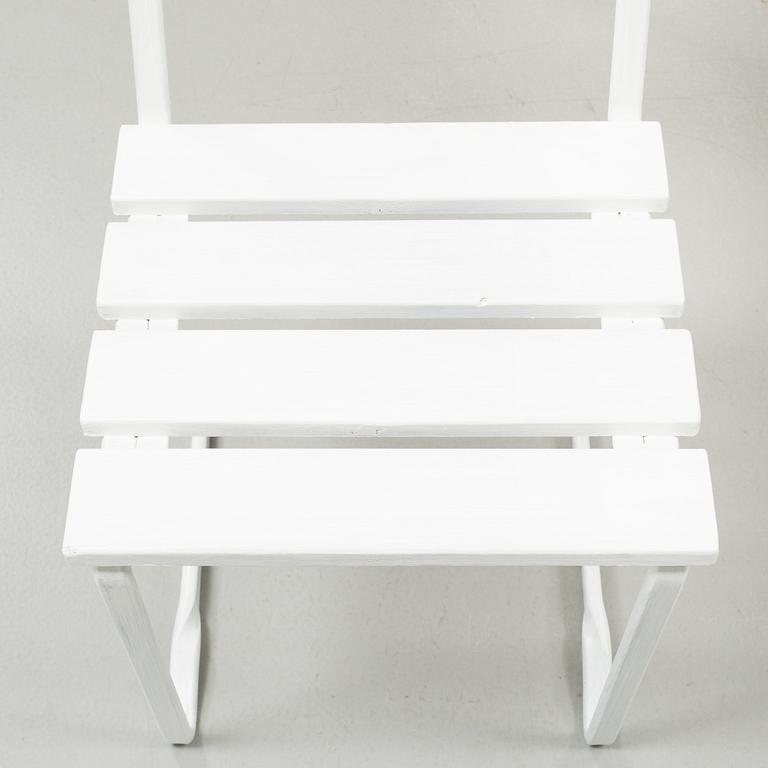 A garden furniture set of 5 pcs by Grythyttan, second half of the 20th century.