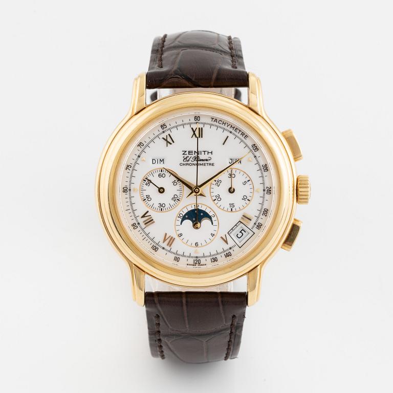 Zenith, El Primero, Chronomaster, chronograph, wristwatch, 40 mm.
