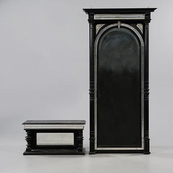 SPEGELTRYMÅ, nyrenässans, sent 1800-tal.