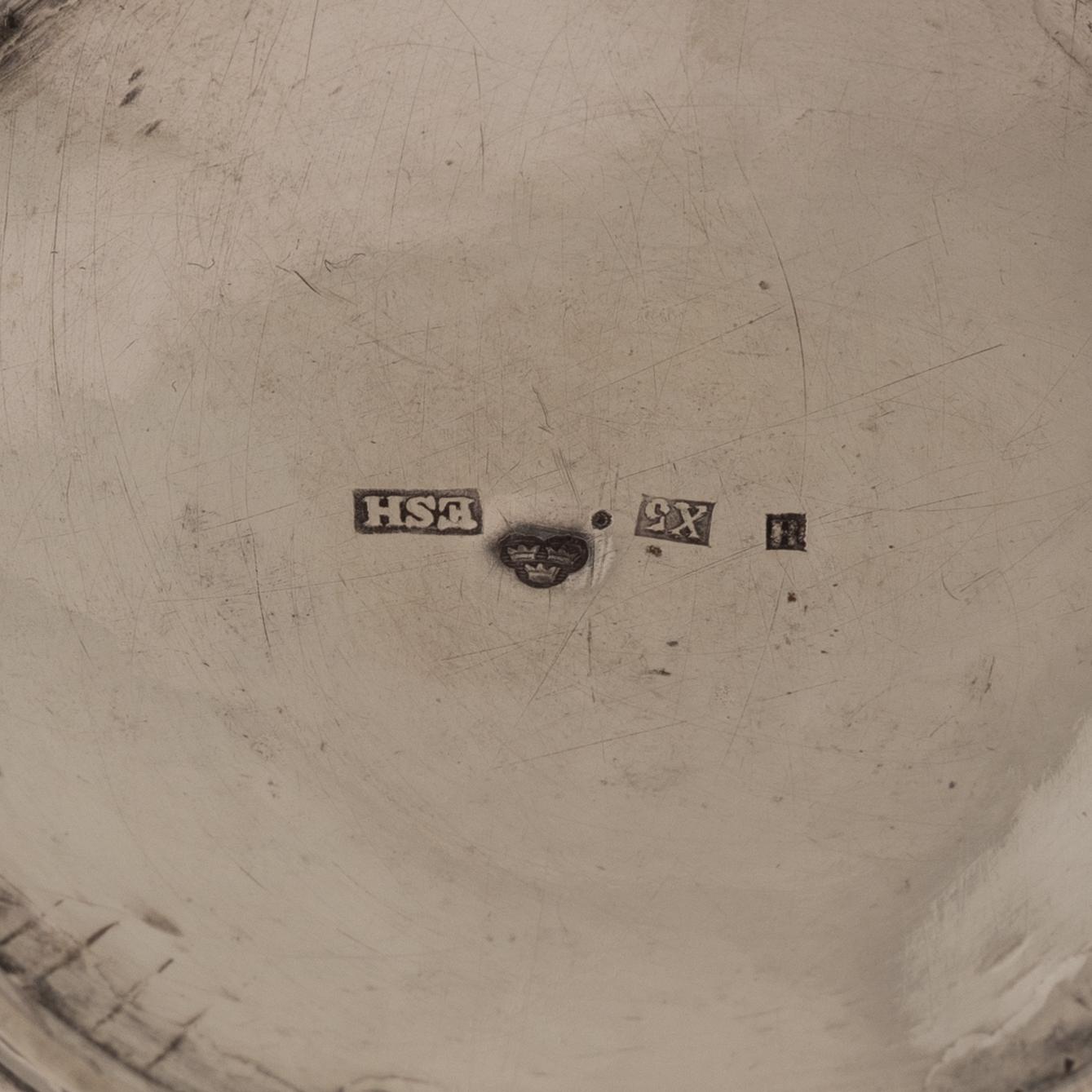 Erik Söderholm, gräddkanna, silver, Härnösand 1876.