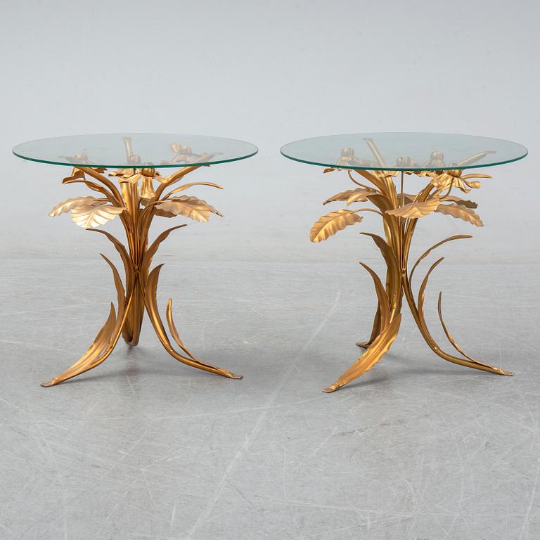 A pair of presumably Italian 1970's/80's occasional tables.
