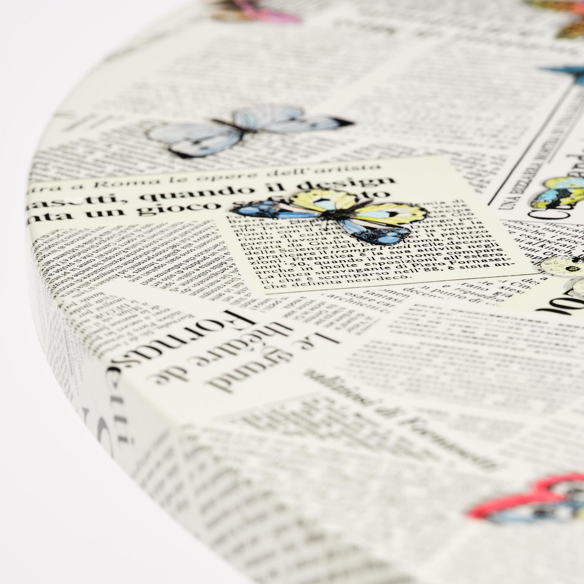 an "Ultime Notizie" table, Fornasetti, Milan, 2019.