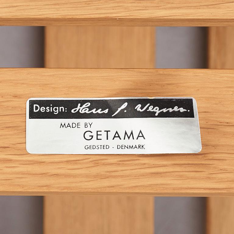 HANS J WEGNER, a "GE520" folding chair/table for Getama, Denmark 1960's.