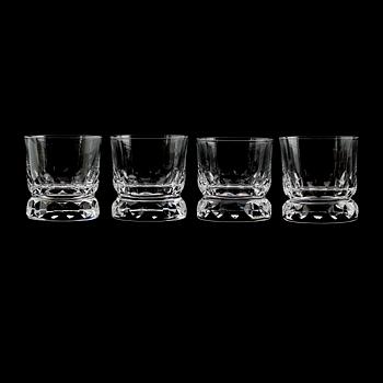 WHISKYGLAS, 12 st, "Prince", Göran Wärff, Kosta.