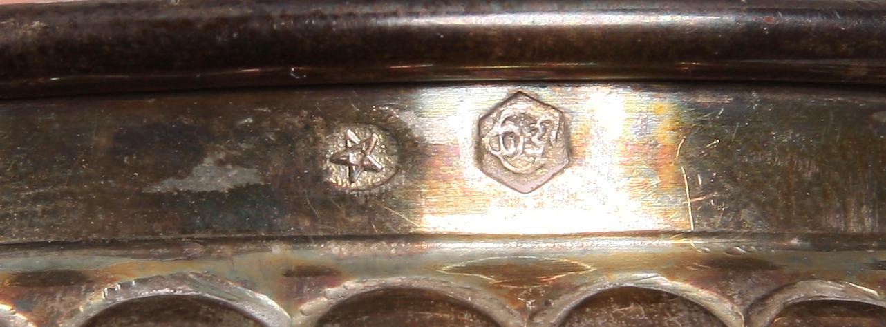 KOPP, silver, Spanien, 1800-tal. Ca 100 g.