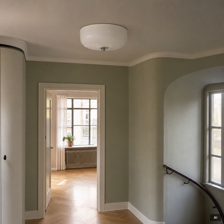 Gunnar Asplund, a GA3 wall lamp, Blond, contemporary production.
